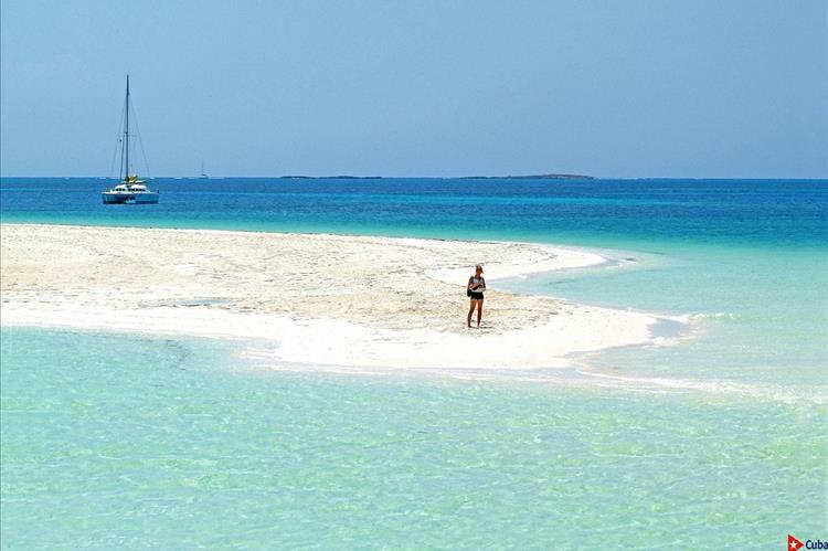 Nothing like a white sand and crystal-clear water beach