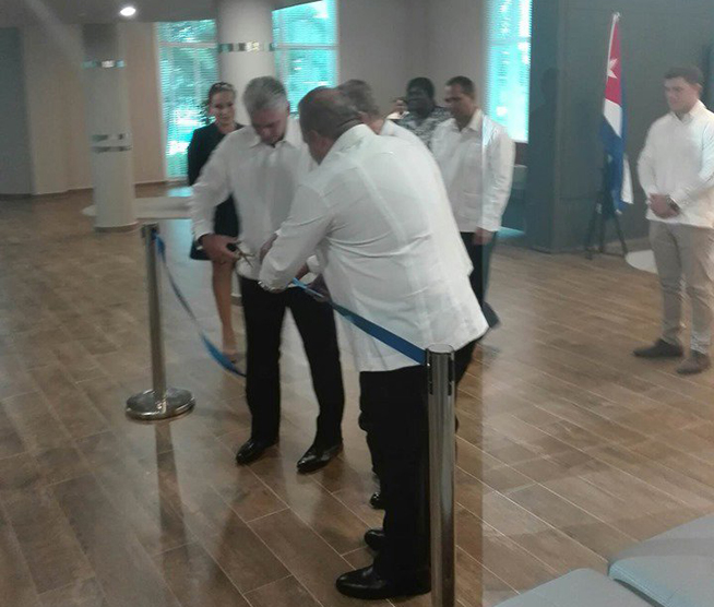 Cuban President, Miguel Díaz-Canel, inaugurates Hotel Meliá Internacional Varadero. Cuban President, Miguel Díaz-Canel, inaugurates Hotel Meliá Internacional Varadero.