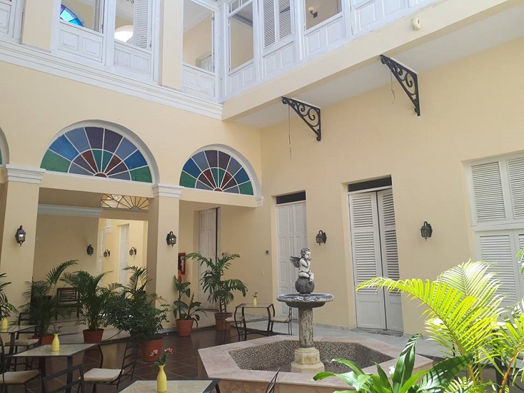 Indoors of the Louvre Hotel, Matanzas, Cuba Indoors of the Louvre Hotel, Matanzas, Cuba