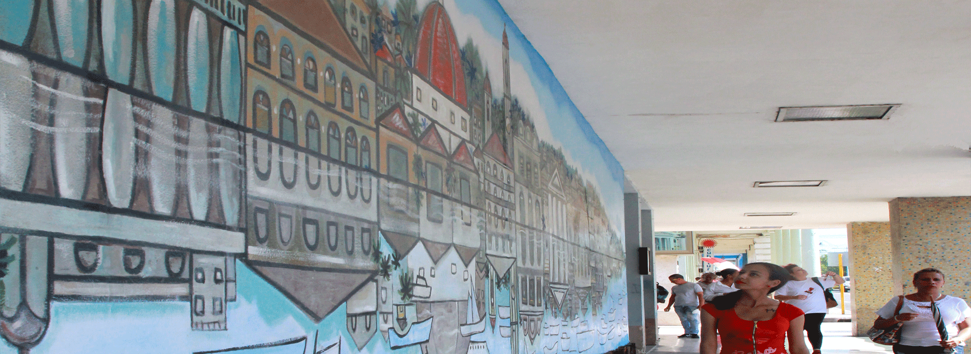 Peinture murale Leandro Soto, Promenade, Cienfuegos, Cuba Travel