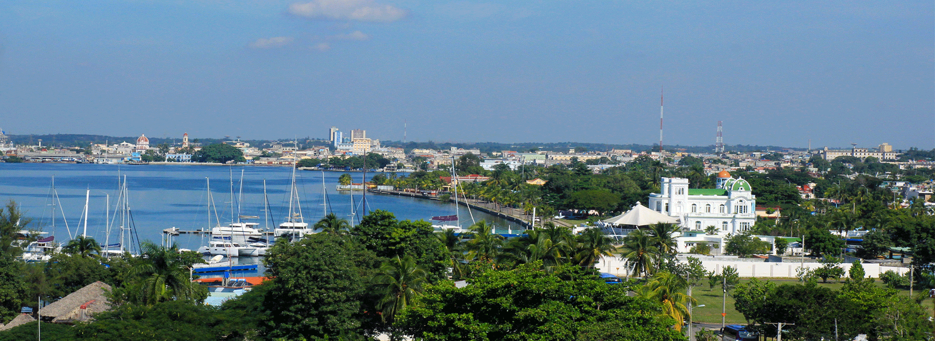 Vue sur la baie de Cienfuegos