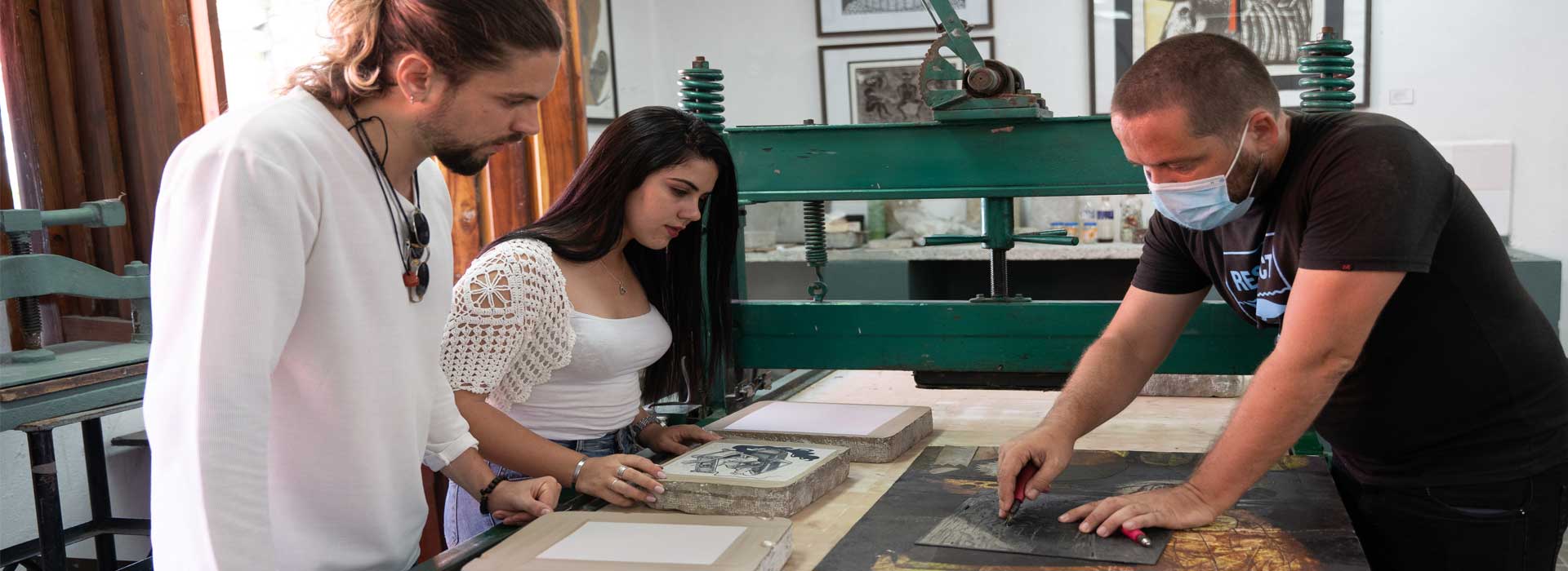 Atelier graphique, Cienfuegos