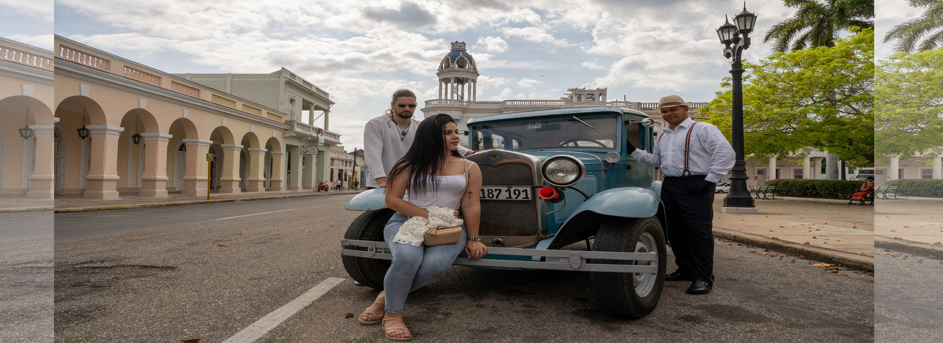Paseo en Autos Clásicos de Cienfuegos