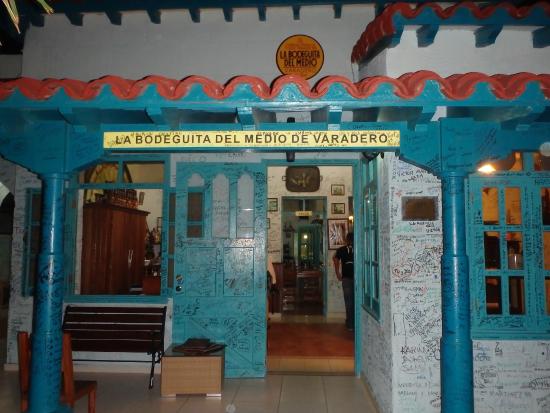 La bodeguita del Medio, Varadero, Matanzas, Cuba. La bodeguita del Medio, Varadero, Matanzas, Cuba.