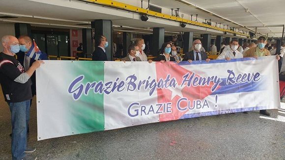 Brigada de médicos cubanos en Italia Brigada de médicos cubanos en Italia