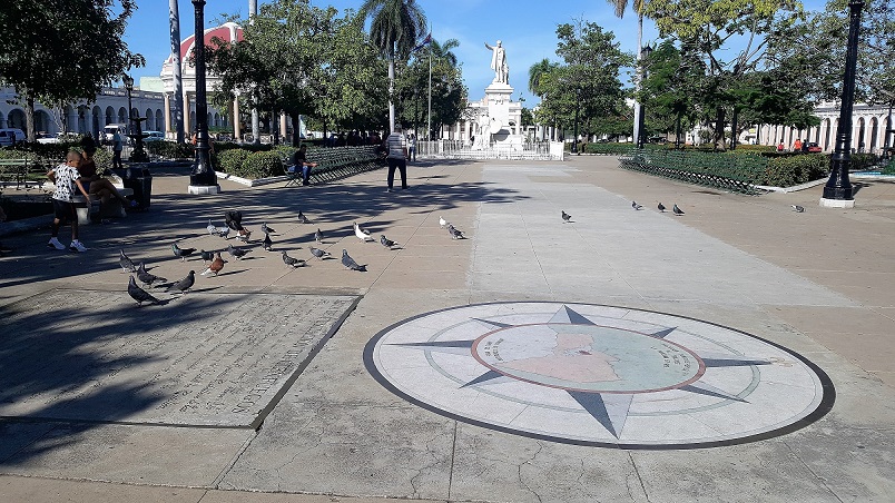 Roseta Fundacional.Parque José Martí.Cienfuegos. Cuba Travel