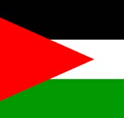 bandera del Estado de Palestina Flagge der Staat von Palästina