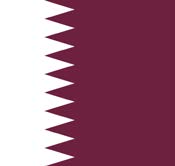 bandera del Estado de Qatar Flagge der Staat von Katar