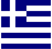 bandera de Grecia Flagge von Griechenland