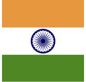 bandera de la India Flagge von Indien