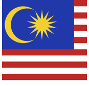 bandera de Malasia Flagge von Malaysia