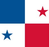 Bandera de la República de Panamá Flagge der Republik von Paraguay
