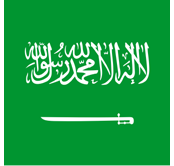 bandera del Reino de Arabia Saudita Flagge der Königreich Saudi-Arabien