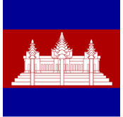 bandera del Reino de Cambodia Flagge der Königreich Kambodscha