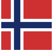 bandera del Reino de Noruega Flagge der Könnigreich von Norwegen