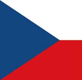 bandera de la República Checa Flagge der Tschechische Republik
