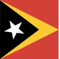 bandera de la República Democrática de Timor-Leste Flagge der Demokratische Republik von Timor-Leste