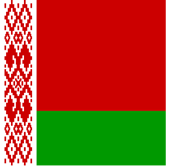 bandera de la República de Belarús Flagge der República von Belarus República von Belarus