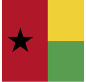 bandera de la República de Guinea Bissau Flagge der Republik Guinea-Bissau