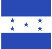 Bandera de la República de Honduras Flagge der Republik von Honduras