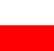 bandera de la República de Polonia Flagge der Republik von Polen