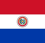 Bandera de la República del Paraguay Flagge der Republik von Paraguay