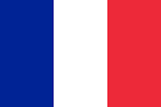 bandera de Francia Flagge der Republik Frankreich