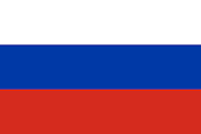 bandera de la Federación Rusa Flagge der Russische Föderation